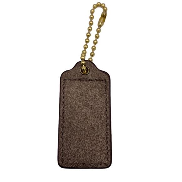 COACH Metallic Brown Replacement Hang Tag - Picture 2 of 3
